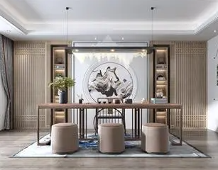 凤岗镇新中式风格茶室如何规划设计